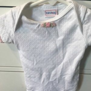 Adorable Raindrops Baby Onesie